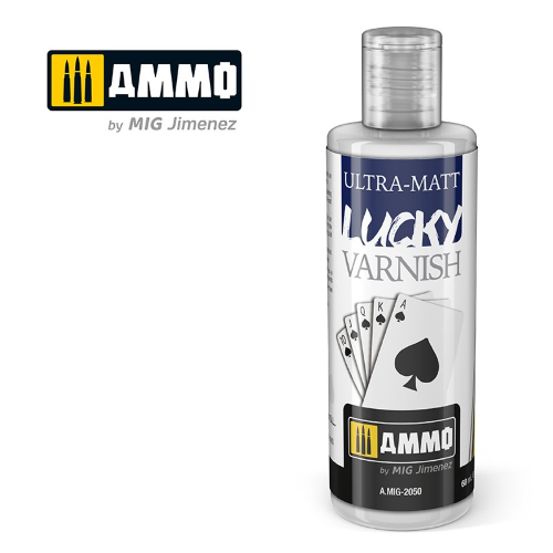 Ammo of Mig Ultra Matt Lucky Varnish 60ml