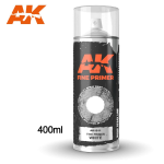 AK Interactive Fine Primer White Spray 400ml