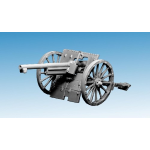 Great War Miniatures French M1897 75mm Field Gun (28mm)