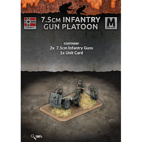 Flames of War 7.5 Infantry Gun Platoon (Mid War)