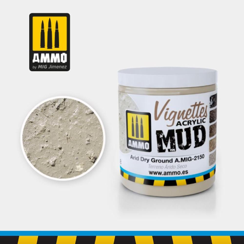 Ammo of Mig Vignettes Acrylic Mud Arid Dry Ground 100ml