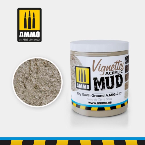 Ammo of Mig Vignettes Acrylic Mud Dry Earth Ground 100ml