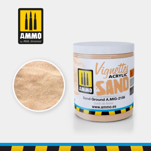 Ammo of Mig Vignettes Acrylic Sand Sand Ground 100ml