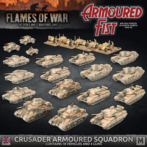 Flames of War British Starter Force Crusader Armoured Squadron