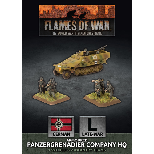 Flames of War Armoured Panzergrenadier HQ