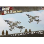 Team Yankee AV-8 Harrier Attack Flight (x2 plastic)