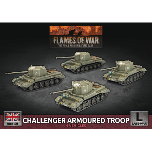 Flames of War Challenger Armoured Troop (Late War)