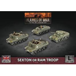 Flames of War Sexton or Ram Troop (Late War)