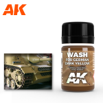 AK Interactive Wash for German Dark Yellow 35ml