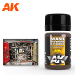 AK Interactive Wash for Engine & Turbines 35ml