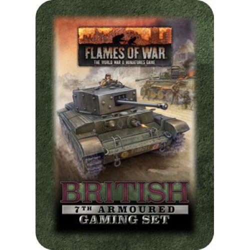 Flames of War British 7th Armoured  Gaming Set