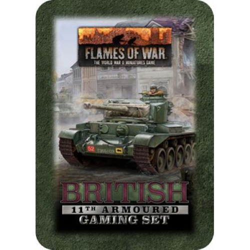Flames of War British 11th Armoured  Gaming Set