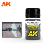 AK Interactive Paneliner for White and Winter Camouflage 35ml