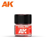 AK INTERACTIVE: Signal Red 10ml colore acrilico lacquer REAL COLOR