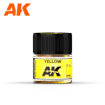 AK INTERACTIVE: Yellow 10ml colore acrilico lacquer REAL COLOR