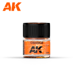 AK INTERACTIVE: Orange 10ml colore acrilico lacquer REAL COLOR