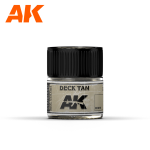 AK INTERACTIVE: Deck Tan 10ml colore acrilico lacquer REAL COLOR