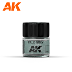 AK INTERACTIVE: Pale Grey 10ml colore acrilico lacquer REAL COLOR