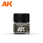 AK INTERACTIVE: Dark Olive Drab Nº31 10ml colore acrilico lacquer REAL COLOR