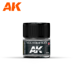 AK INTERACTIVE: S.C.C. 14 Blue Black 10ml colore acrilico lacquer REAL COLOR