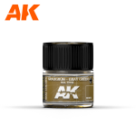 AK INTERACTIVE: Graugrün-Gray Green RAL 7008 10ml colore acrilico lacquer REAL COLOR