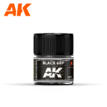AK INTERACTIVE: Black 6RP  10ml colore acrilico lacquer REAL COLOR