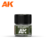 AK INTERACTIVE: Nato Green RAL 6031 F9  10ml colore acrilico lacquer REAL COLOR