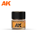 AK INTERACTIVE: British Sand Yellow 10ml colore acrilico lacquer REAL COLOR