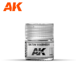 AK INTERACTIVE: Satin Varnish 10ml colore acrilico lacquer REAL COLOR