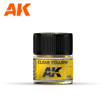 AK INTERACTIVE: Clear Yellow 10ml colore acrilico lacquer REAL COLOR