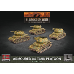 Flames of War Armoured AA Tank Platoon (Plastic)