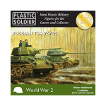 Plastic Soldier T34 con opzione T34/76 e T34/85 (5 carri)