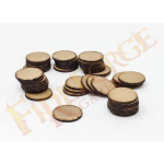 Fireforge Games MDF Basette Tonde 25mm (24Pz)