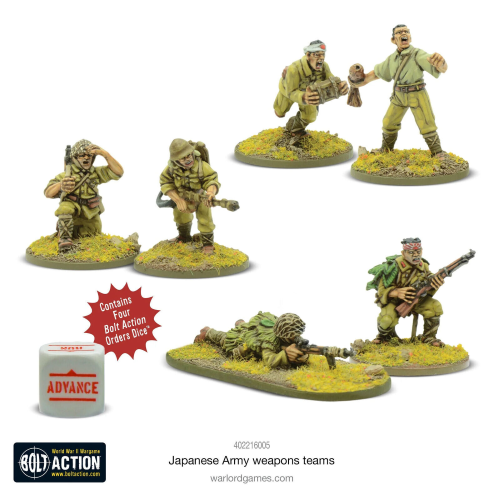 Bolt Action Japanese Army Weapons Teams