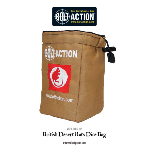 Bolt Action Desert Rats Dice Bag