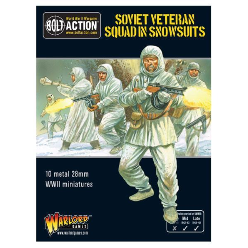 Bolt Action Soviet Veteran Squad in Snowsuits