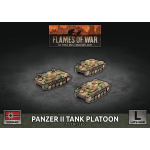 Flames of War Panzer II Tank Platoon (x3)