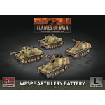 Flames of War Wespe Artillery Battery (Plastic x4)