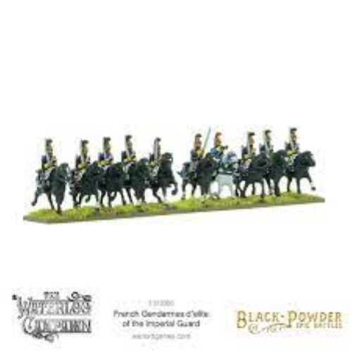 Black Powder Epic Battles:Waterloo French Gendarmes d'elite of the Imperial Guard