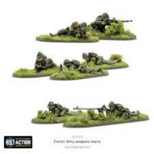 Bolt Action French Army Weapons Teams