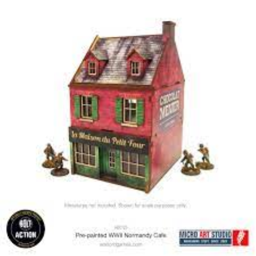 Bolt Action Pre-Painted WW2 Normandy Cafe
