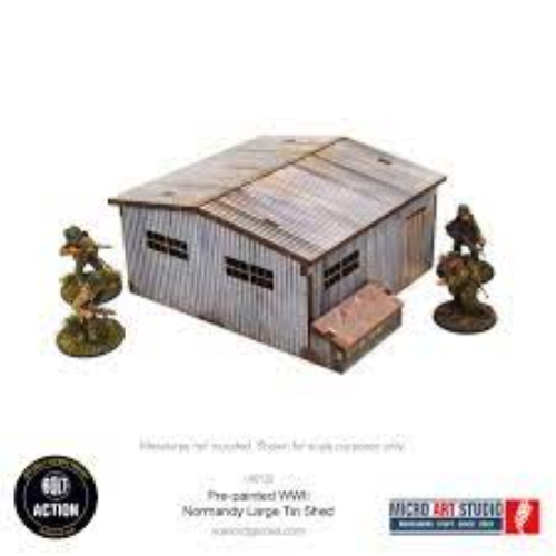 Bolt Action Pre-Painted WW2 Normandy Large Thin Shed