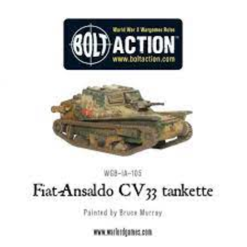 Bolt Action Fiat-Ansaldo CV33 Tankette