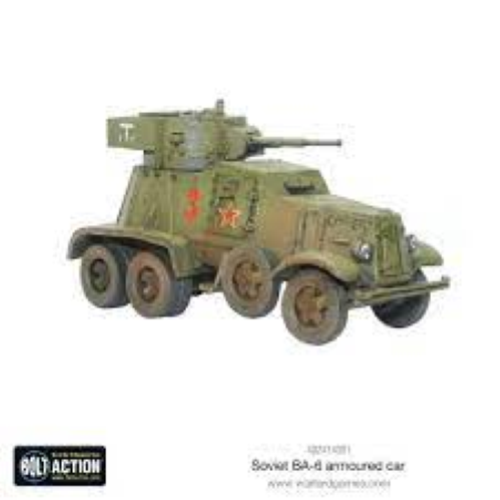 Bolt Action Soviet BA-6 Armoured Car