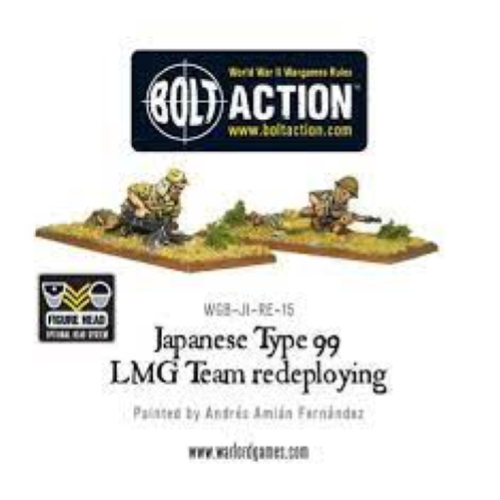 Bolt Action Japanese Type 99 LMG Team Redeploying