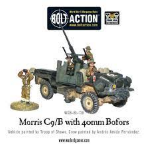 Bolt Action Morris CS9/b with 40mm Bofors