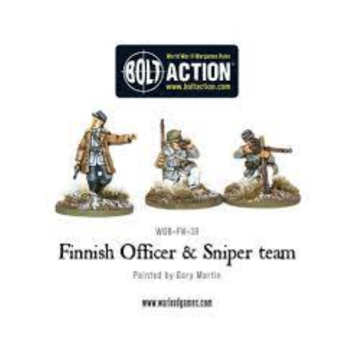 Bolt Action Finnish Officer & Sniper Team