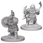 Pathfinder Battles - Dwarf Barbarian Male