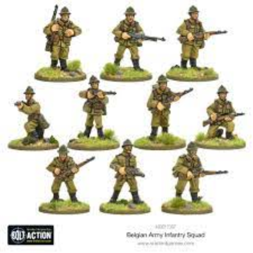 Bolt Action Belgian Army Infantry Squad