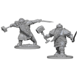 D&D Miniature - Dwarf Fighter Male